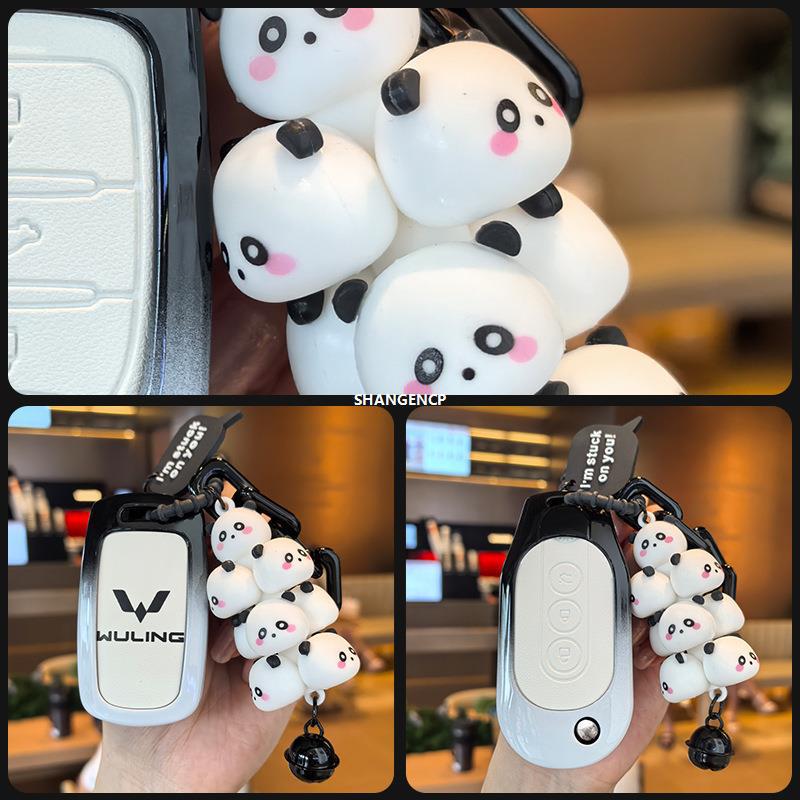 Wuling Hongguang MiniEV Macaron Key Case - Mini GAMEBOY GB Car Shell for Women