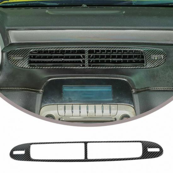 Air Vent Outlet Panel Trim Cover Frame Carbon Fiber For Chevrolet Camaro 11-15