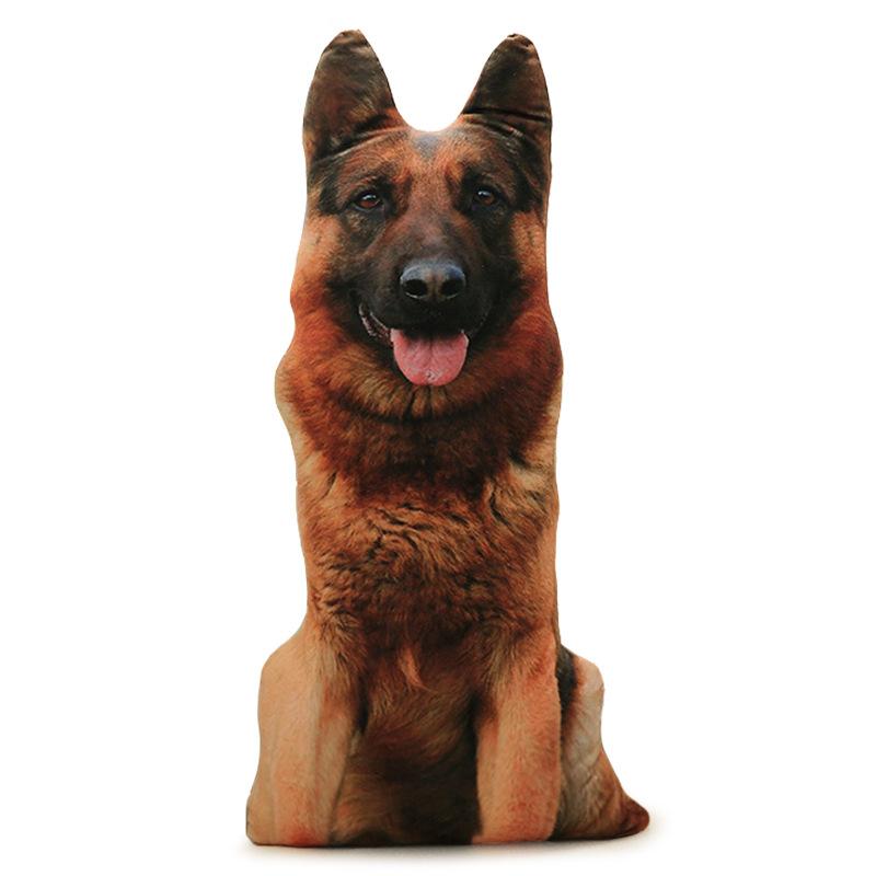 3d Simulated Dog Pillow Animal Doll Creative Doll Cute Sleeping Doll Husky Plush Toy