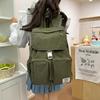 Sac à dos universitaire tendance pour femmes style japonais multi-poches - Grande capacité décontracté mode