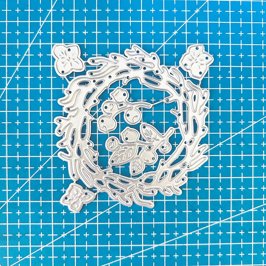 Flower Circle Metal Cutting Dies For DIY Scrapbooking Album Paper Cards Decorative Crafts Embossing Die Cuts