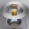 Gold Kitchen Sink Stoppers Sturdy Stainless Steel Drain Covers Plugs Filter for Efficient Debris Interception Use