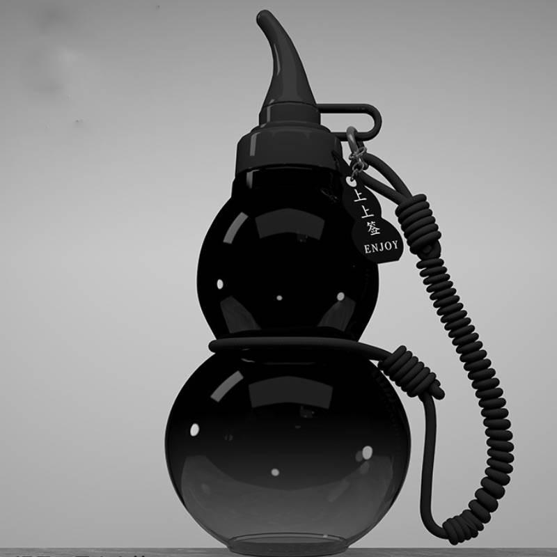 

Sports Gourd Water Bottle Black Myth Wukong Cup Game Peripheral Gift Stylish чёрный