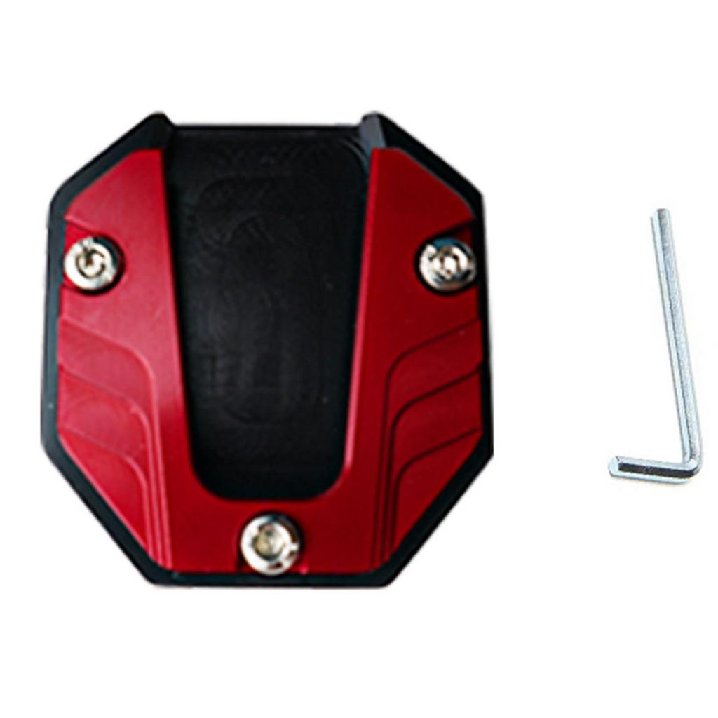Motorcycle Kickstand Extension Pad Replacement  Foot Pad Support Plate Anti-skid Enlarged Base Motorbike Accessories