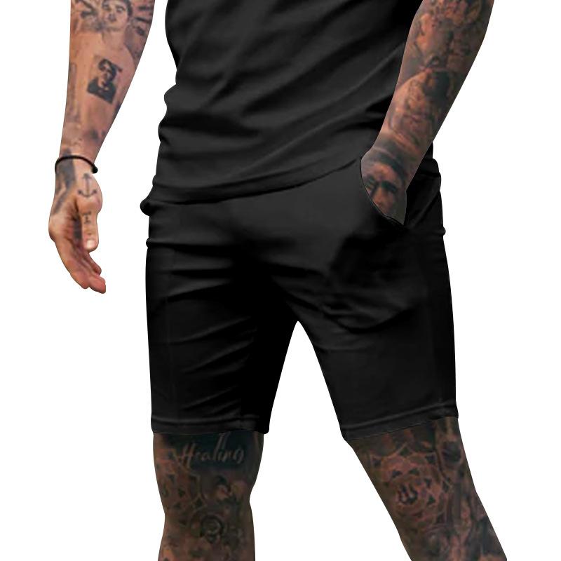 

Мужские шорты Повседневные спортивные модные шорты XXXL чёрный