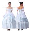 European court costumes, Halloween Cinderella cosplay, Sissi princess dress cosplay costume