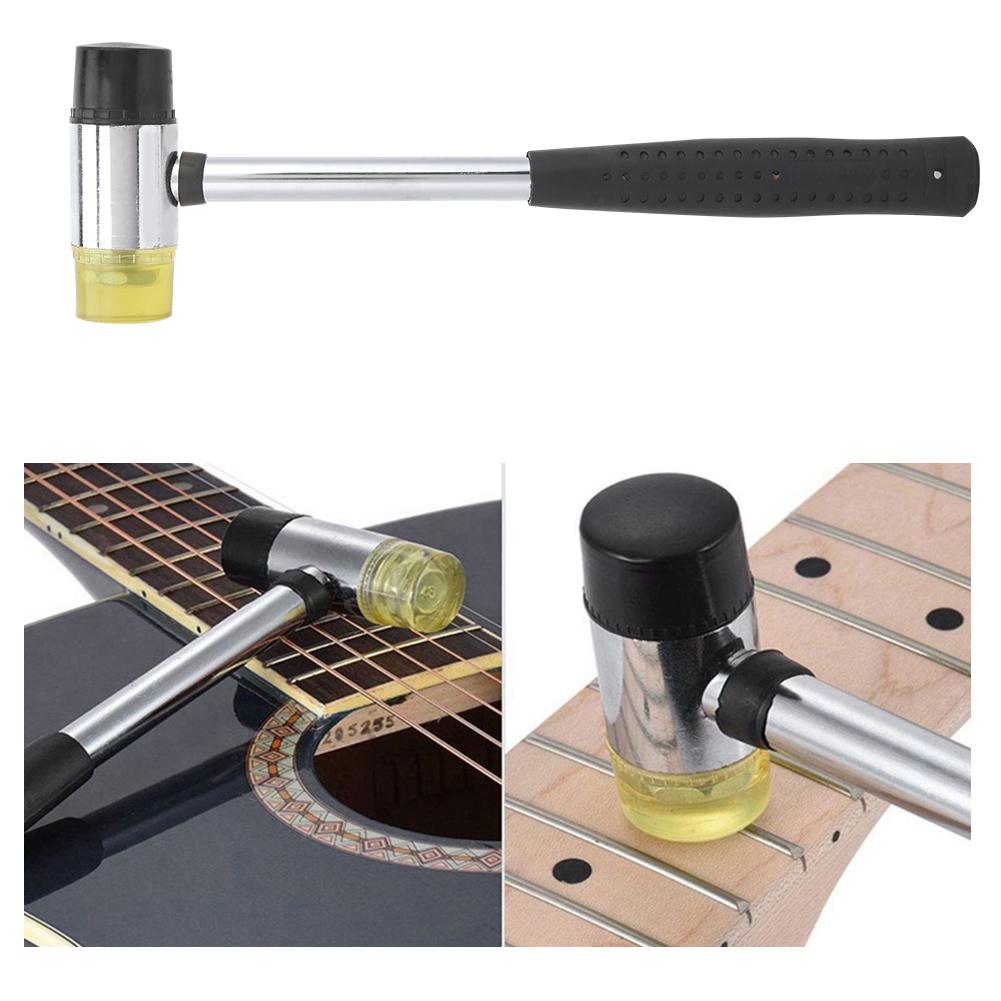 R510 6PCS Guitar Fret Tool Kit Fret Hammer & Fret File & Fingerboard & Grinding Stone & Ruler