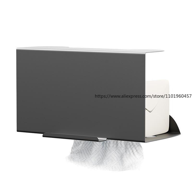 Kitchen Hanging Paper Towel Dispenser Multi-Purpose Storage Case Phone Stand Suitable As Bathroom Wall Storage Rack