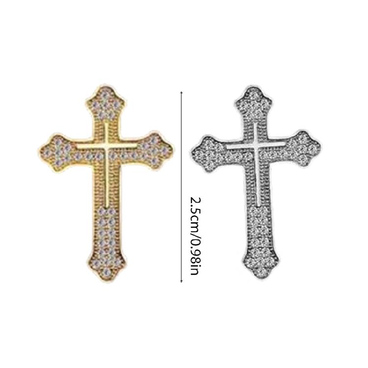 Creative Men's Crosses Suit Pin Sophisticated Men's Suit Brooch Accessory Crosses Lapel Pin For Special Event