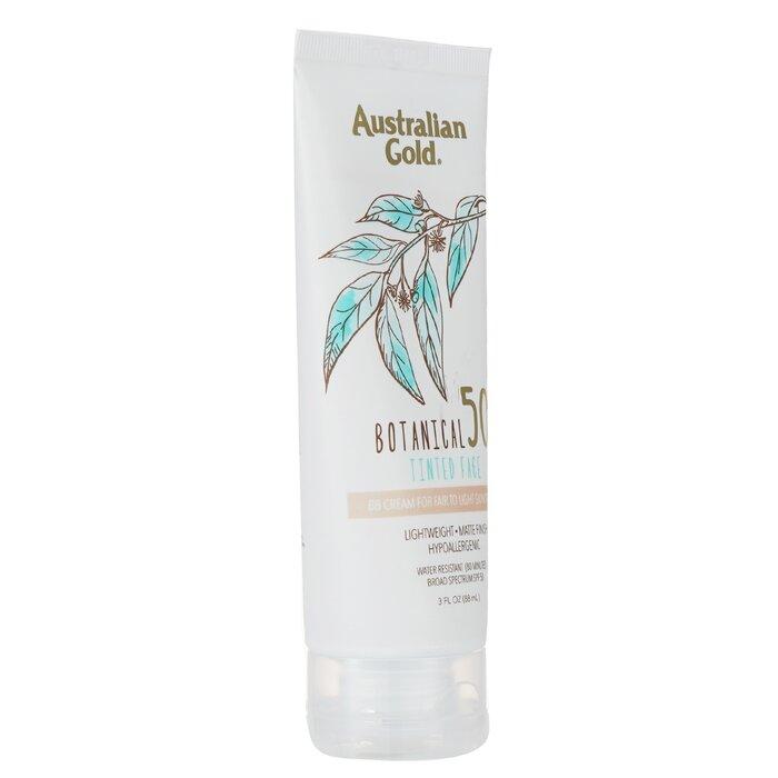 Australian Gold Botanical Sunscreen SPF 50 Tinted Face BB Cream - Fair to Light