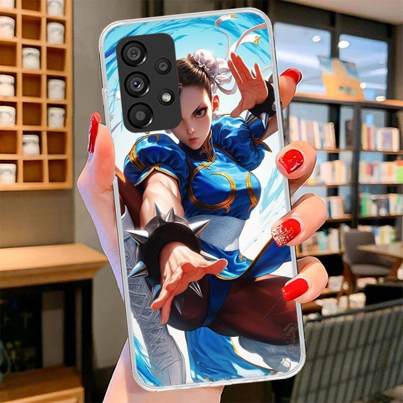 

Чехол для телефона ChunLi S-Street F-FighterS Для Samsung Galaxy A12 A22 A32 A52 A72 A02S Чехол для телефона Note 20 Ultra 10 S10 Plus A51 A71 A Samsung A52