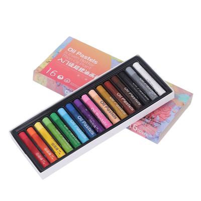 Oliepastelkrijt Professioneel 16 Kleuren Zachte Oliepastelkrijt voor Kunstenaars Beginners Studenten Kinderen