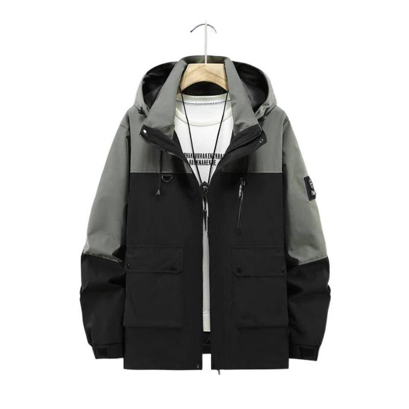 2026 Plus Size Waterproof Windproof Hooded Outdoor Workwear & Mountaineering Jacket