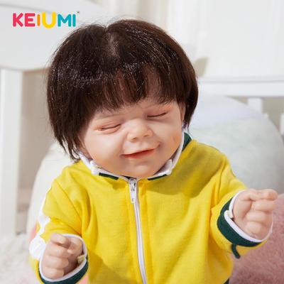 Ganzkörper-Silikon-Reborn-Babypuppen Hübsches Babyspielzeug Soft-Touch-Kleinkind Bebe Reborn Weihnachtsgeschenk Geburtstag