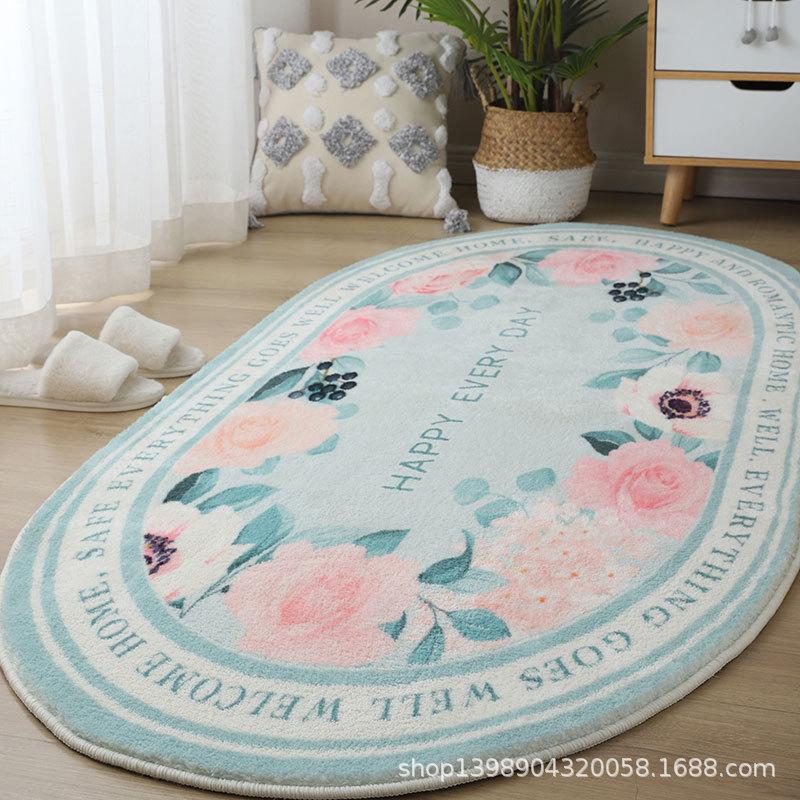 

Современный минималистский ковер у кровати, длинный ковер у кровати в спальне, коврик для пола в гостиной, ковер у кровати 80 * 200Cm