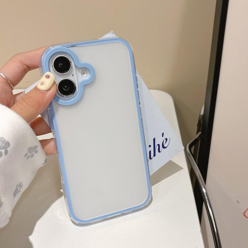 

Transparent Case Suitable IPhone 16 ProMax Phone Apple 15PM Three In One Frosted 1314PM Protective iPhone 16 Pro Max синій
