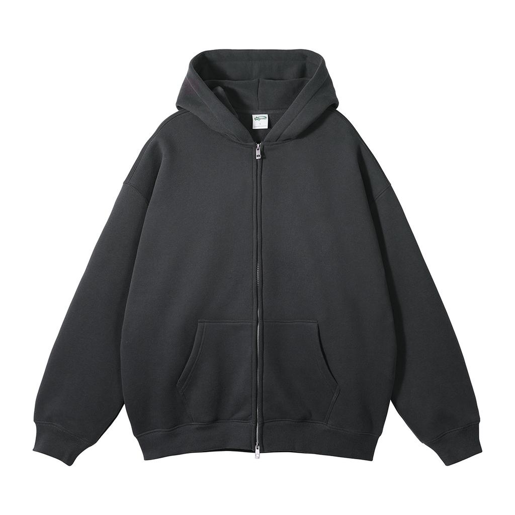 Herren Hoodie mit Fleecefutter für Herbst und Winter, Verdicktes Sweatshirt mit Reißverschluss