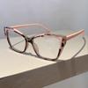 Ladies Vintage Anti Blue Light Cat Eye Pink Glasses Women For Men Luxury Brand Designer Trendy Myopia Prescription Optical Frame