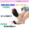Foot Protection Foot Shock Foot Care Pads, Support, Cushion, Absorption, Washable, Soft, Sole, (Black)