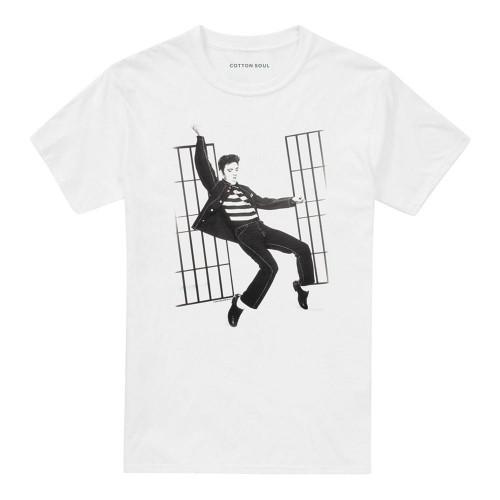 Elvis Presley Unisex Adult Jailhouse Rock T-Shirt