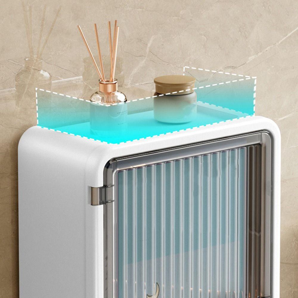 Large Capacity Bathroom Storage Box Wall Mounted Extractable Tissue Box for Home