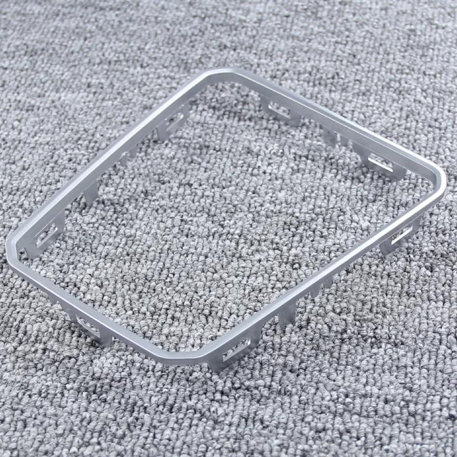 Automatic Car For Volkswagen Passat B8 2016-2018 Gear Shift Knob Stick Pen Lever Shifter Gaiter Boot Collar Silver Frame Cover