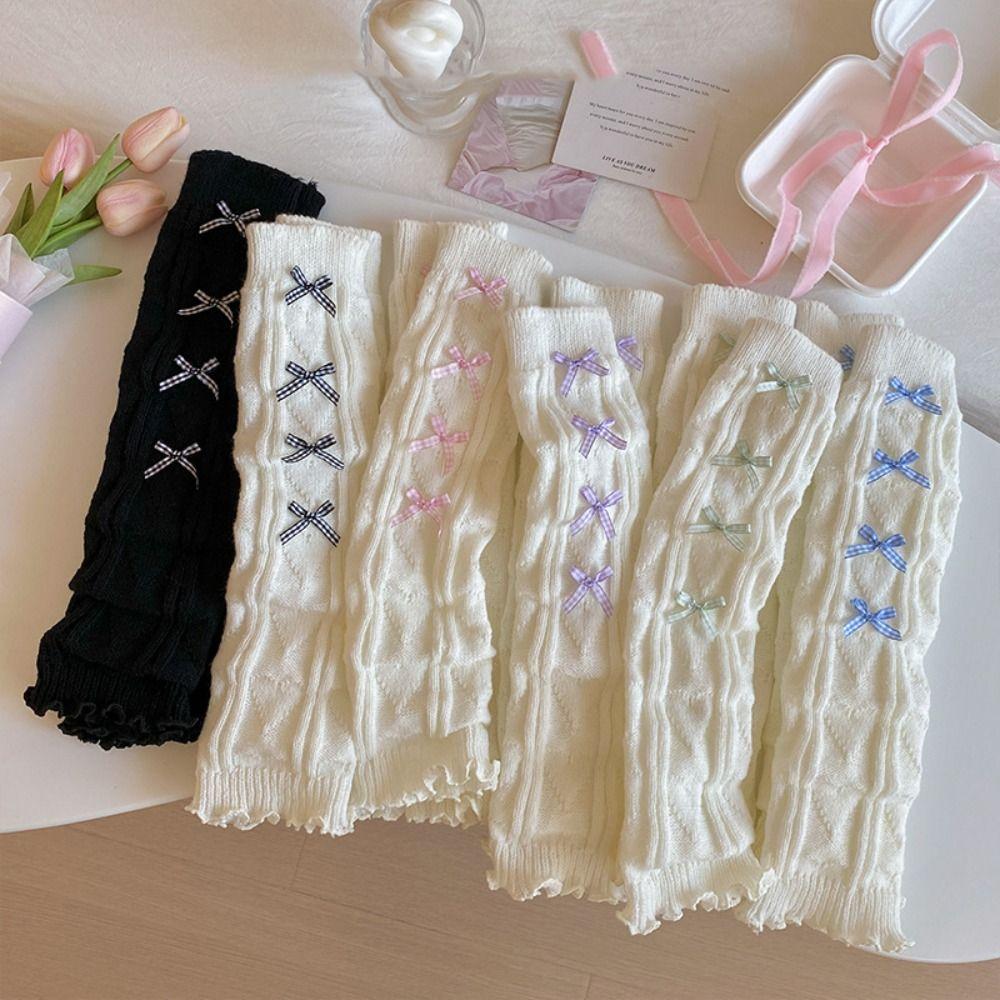 Winter Warm Calf Sleeves Cotton Leg Cover Fashion Knitted Boot Stockings