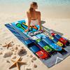 1pc Tayo The Little Bus1 Beach Towel, Comfortable and Thick, and Swimming/Bath/Picnic/Camping Towel, Suitable for Seaside Beaches