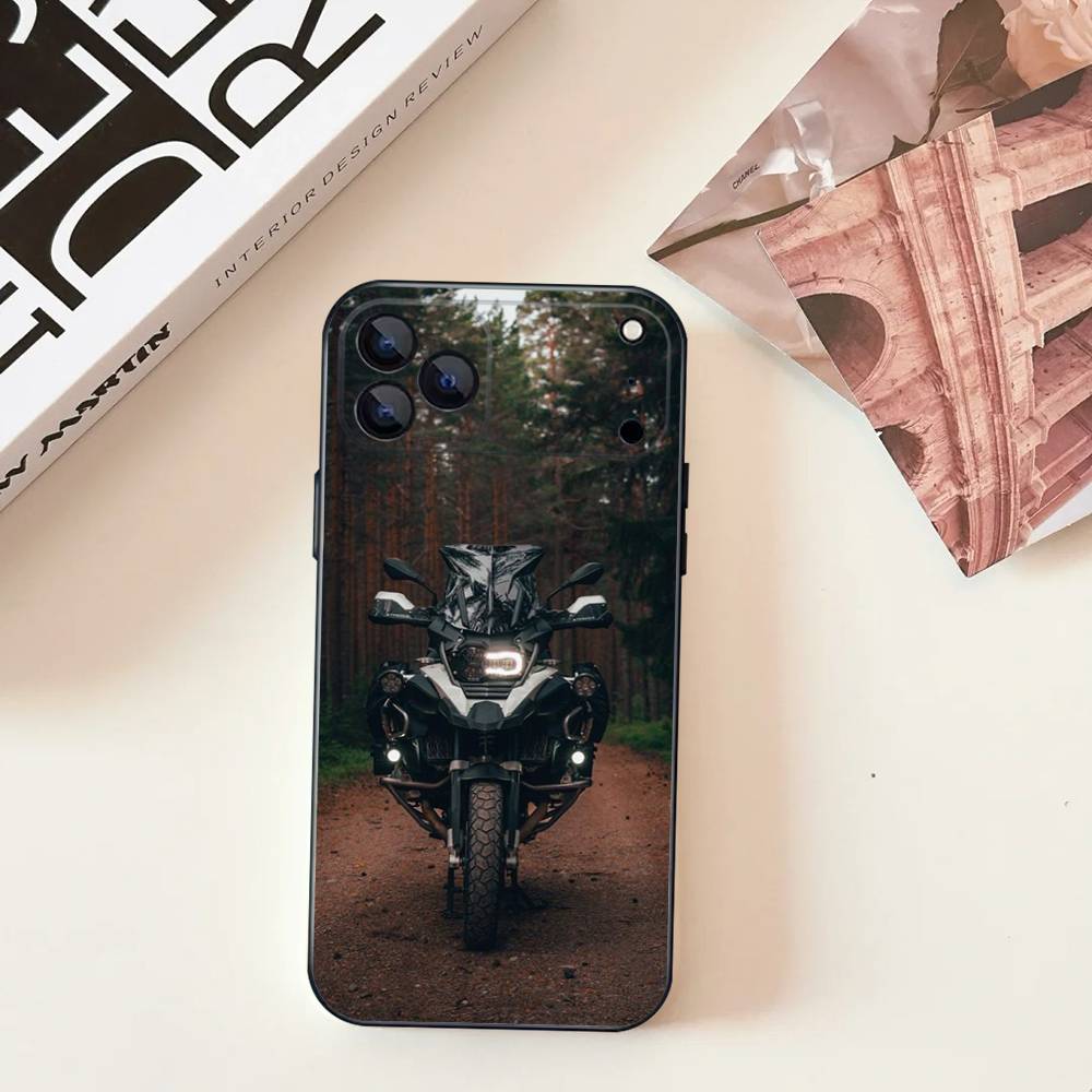 GS 1200adv Motorrad Coole Handyhülle Für iPhone 17,16,15,14,13,12,11,Pro,Max,Plus,E,SE4,Air,Mini Schwarzes Weiches Cover