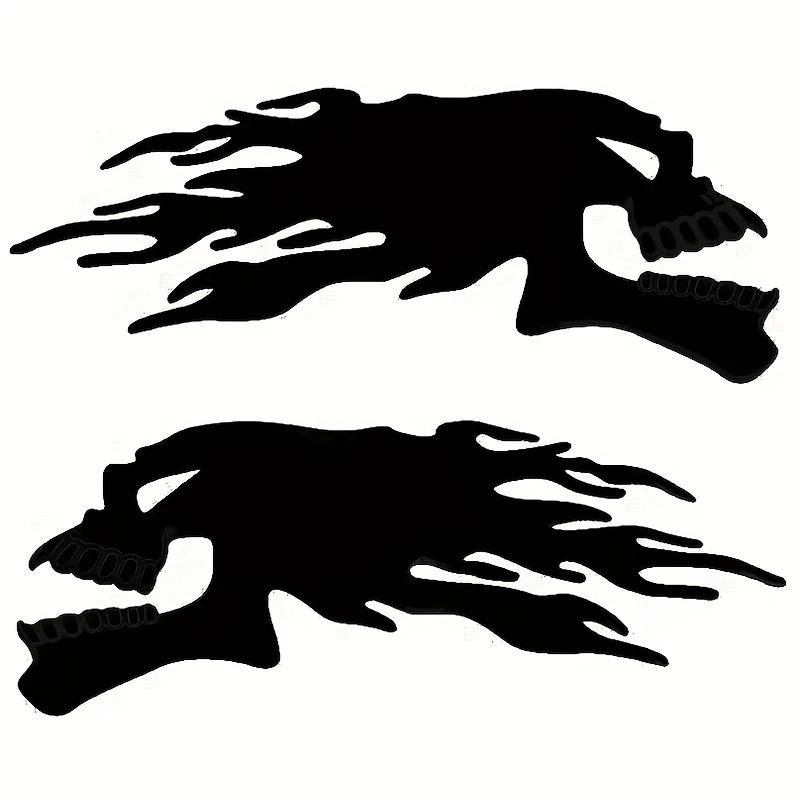 

Motorcycle Sticker Ghost Skull Motorcycle Stickers Cool Car Decals Motorcycle Modification Stickers Creative Body Stickers