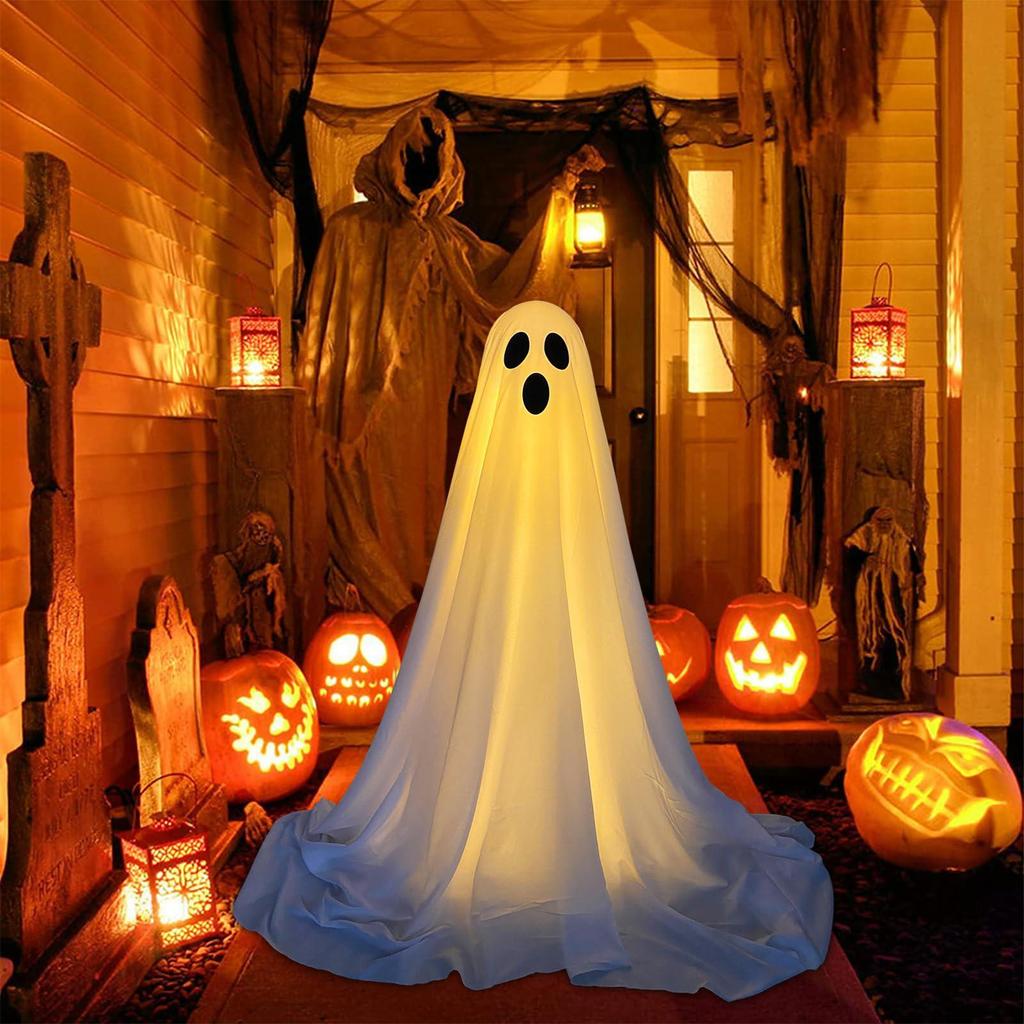 Spooky Halloween Ghost Decor Halloween Decorations Outdoor Outdoor Porch Decor for Pathway Front Door Yard Garden Lawn Backyard