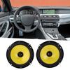 2pcs 4 Way Tweeter Speaker 600W High Efficiency Loud Clear Sound Universal for Auto Audio System