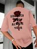 Roseprint Unisex Unisex Pure Cotton Tshirts Outdoor Street Casual Trendy Sporty Loose Comfortable Soft Summer Shortsleeve Clothes