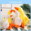 Plush Cartoon Duck Toy Soft Short Pile Material Children Festival Gift Doll