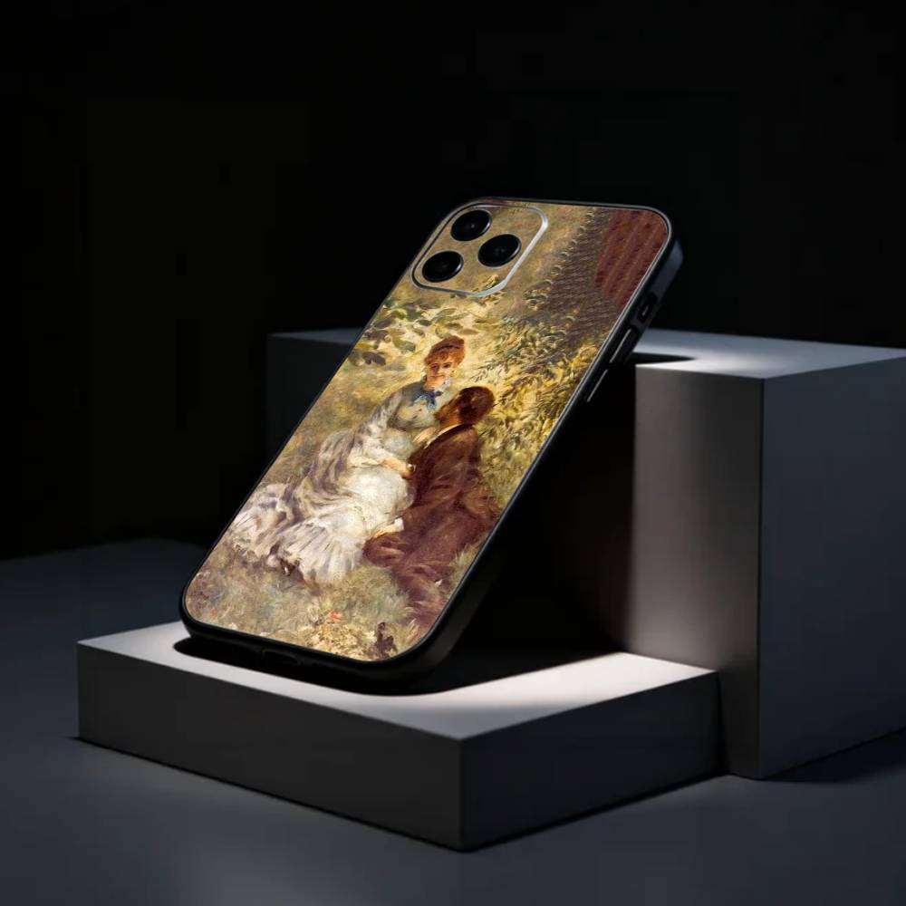 P-Pierre A-Auguste R-Renoir Phone Case Silicone Soft For IPhone 17 16 15 14 13 12 11 X XR Plus Pro Max Plus