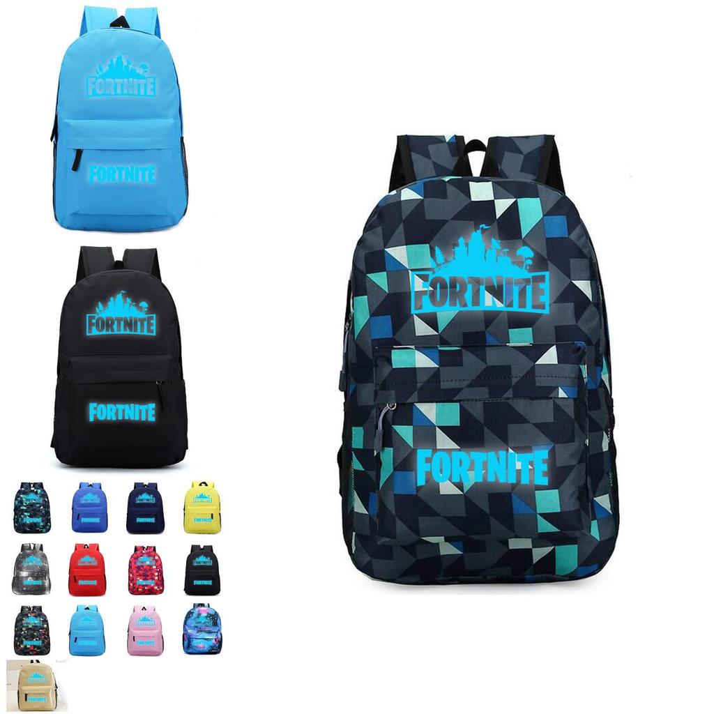 School Fortnite Bag Battle Royale Shoulder Luminous Boy Backpack Trendy Cool And