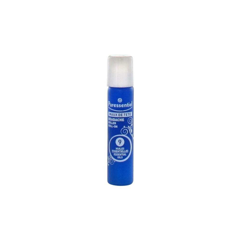 

Роллер от головной боли Puressentiel Wellness с 9 эфирными маслами 5 мл