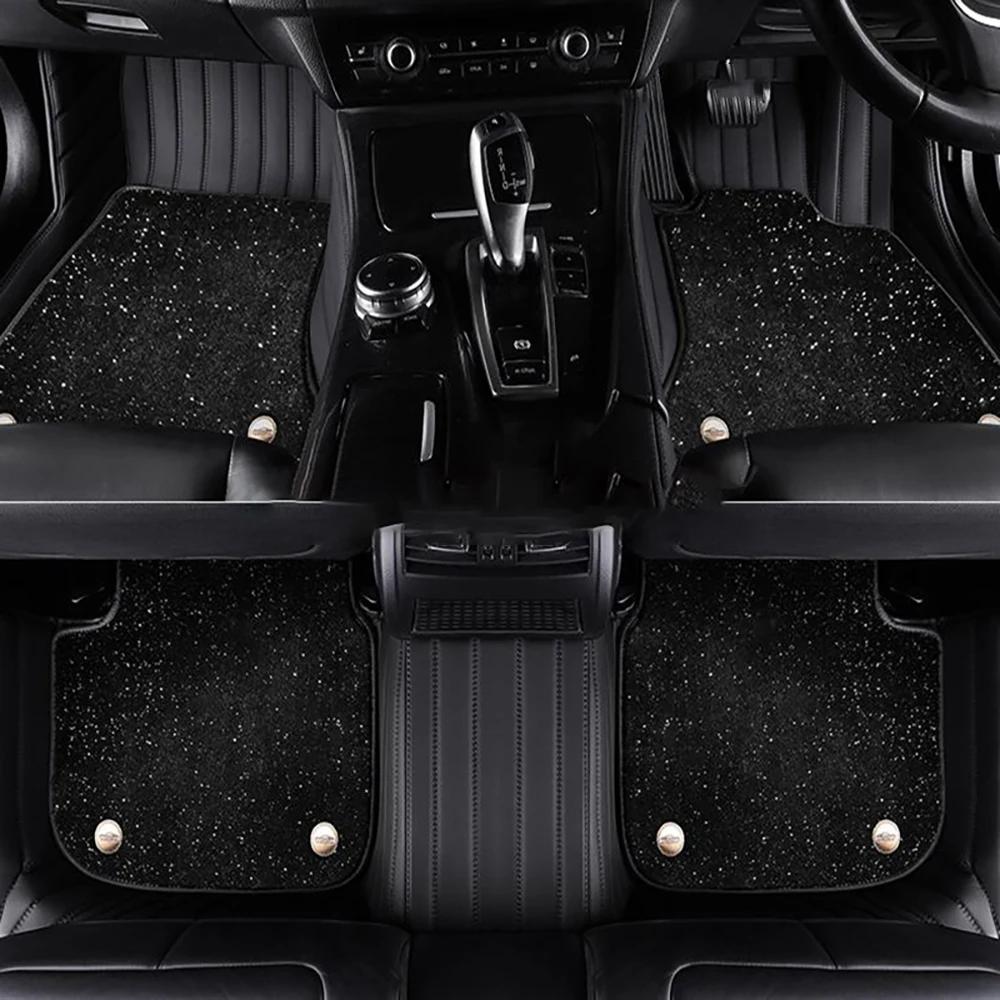 For Landrover Range Rover Velar Auto Double layer 5D Custom Car Floor Mats Carpets Foot liners car Accessories voiture