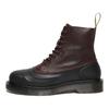 1460 Botas Curtas de Couro Moda Unissex Vermelho Preto 32119601