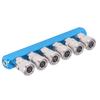 G14 Air Distribution Block Straight Air Hose Splitter Pneumatic Manifold with ConnectorSML?6
