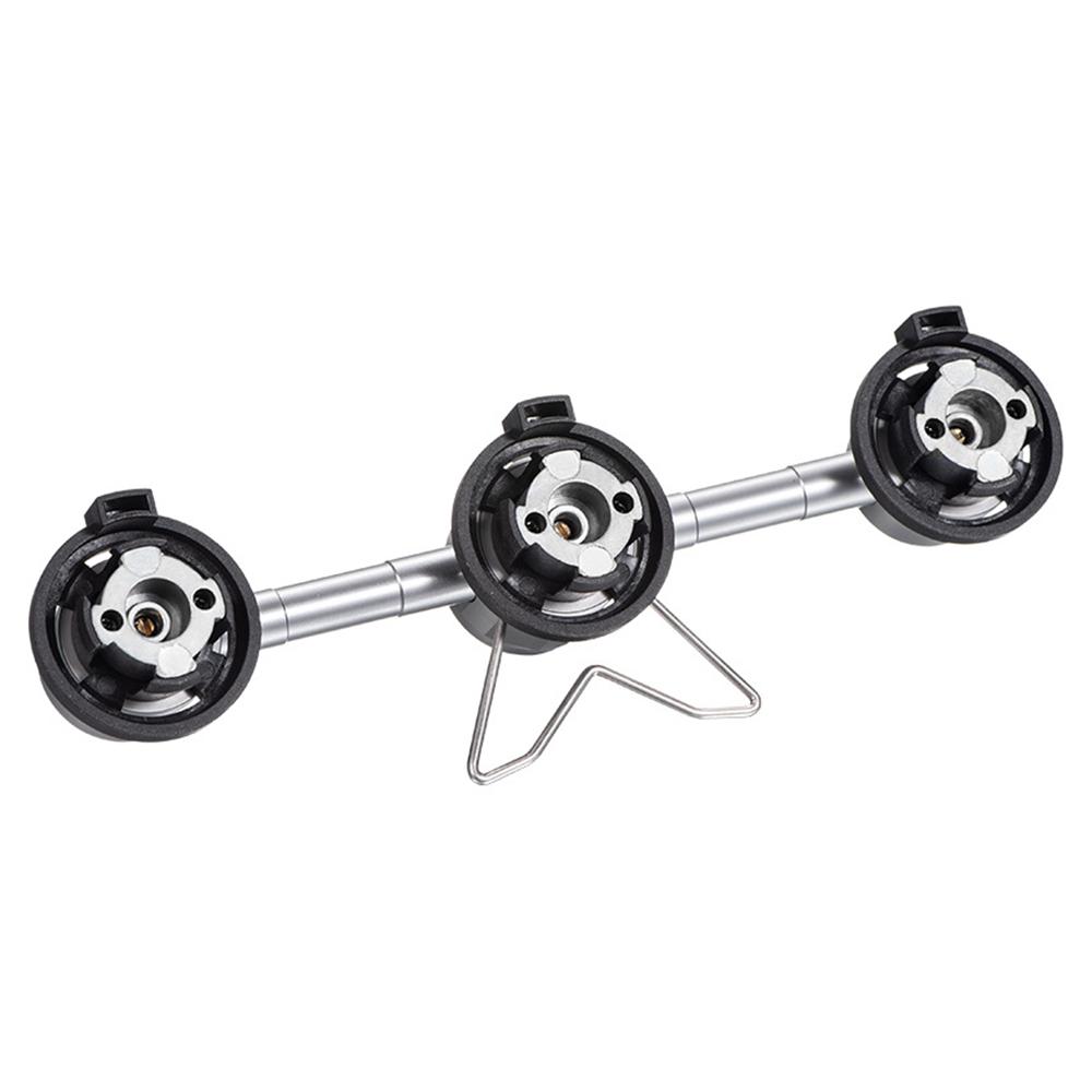 Adaptateur Butane 3 en 1 avec support Stable, adaptateur de Conversion de tête de cartouche de gaz, Type de bouteille de buse