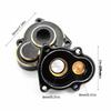 2pcs RC Steering Knuckle Cover Brass Black Remote Control Accessories for RGT EX86190 LC76 1/10 RC Crawler