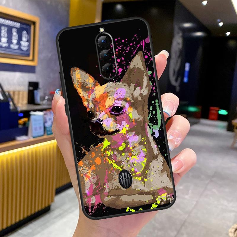 Chihuahua Dog Cute Animal Case For Nubia Red Magic 6S 7S Pro 6 7 8 9 10 Pro 5G 6R RedMagic 8S 9S 8 9 10 Pro Plus Cover