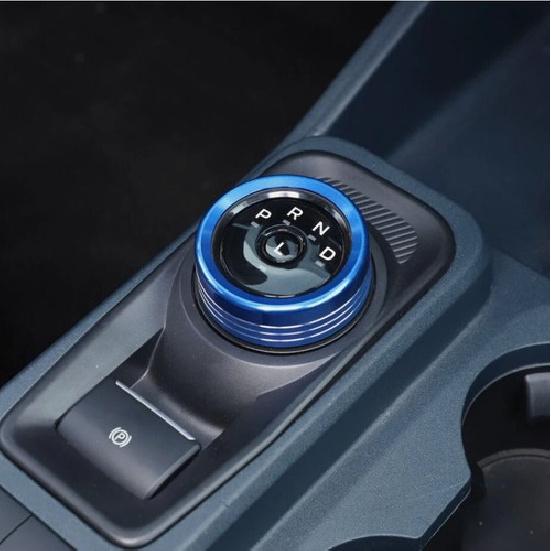 Car Gear Shift Switch Knob Trim Ring For Ford Maverick 22-2025 Accessories Blue