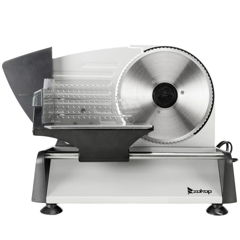 110v/150w 7.5 Inch Electric Gear Cutter Semi-automatic Stainless Steel Household Food Slicer Machine
