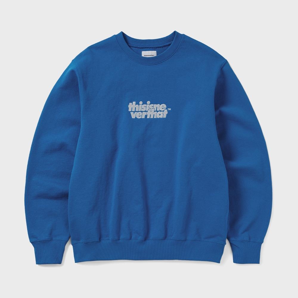ThIs Is Never That Ol Logo Crewneck Blue S