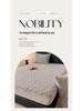 Thick Warm Jacquard Mattress Protector - Solid Color, Full-Coverage for Autumn/Winter