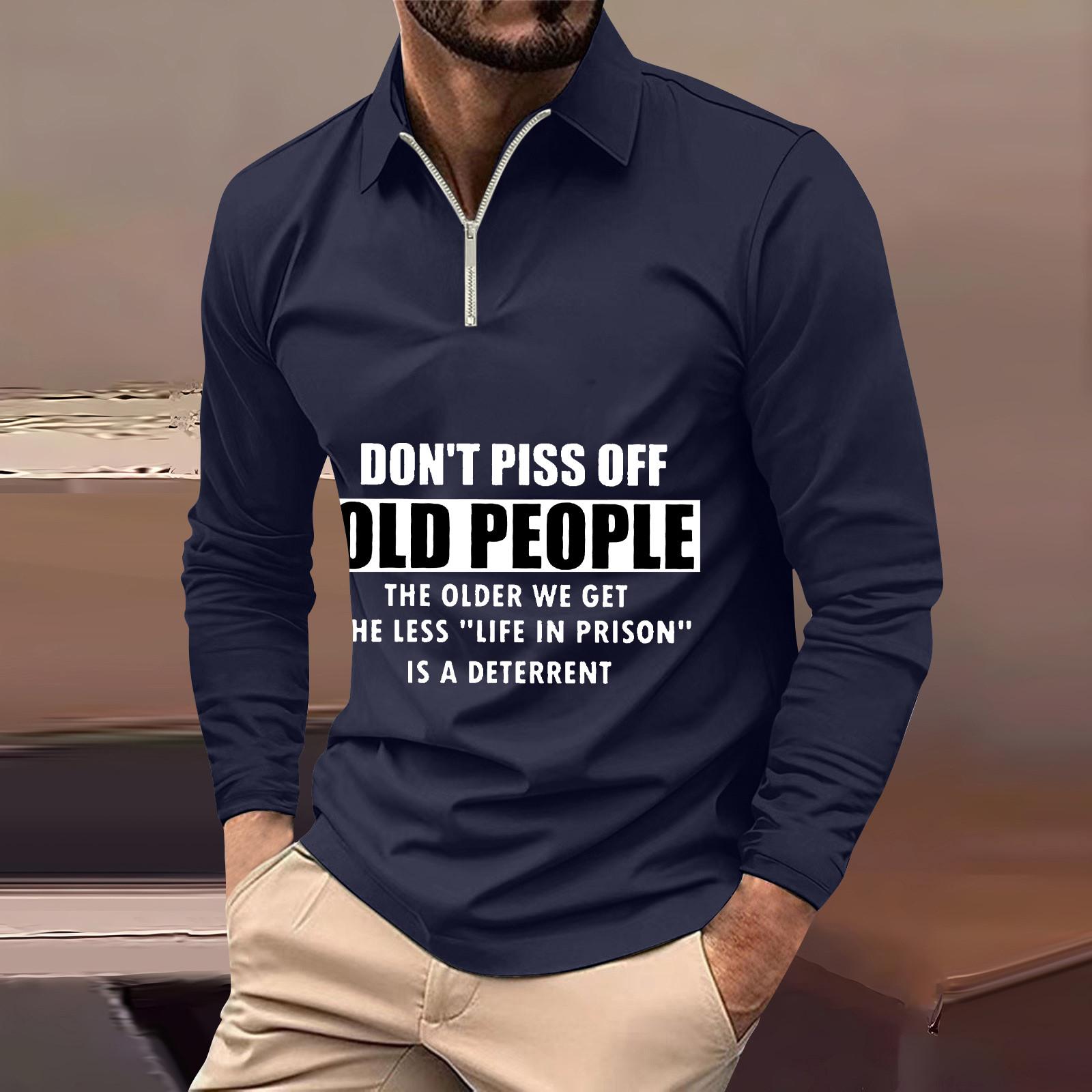 

Мужская рубашка для гольфа, повседневная спортивная, с V-образным вырезом, ребристый воротник, с длинным рукавом, модная, повседневная, однотонная, однотонная, весна-лето, стандартная посадка XXL тёмно-синий