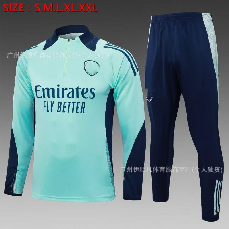 Heren Dames Voetbal Trainingsshirt Halve Rits Opwarmshirt Napoli PSG AC Milan Brazilië Manchester United Fans