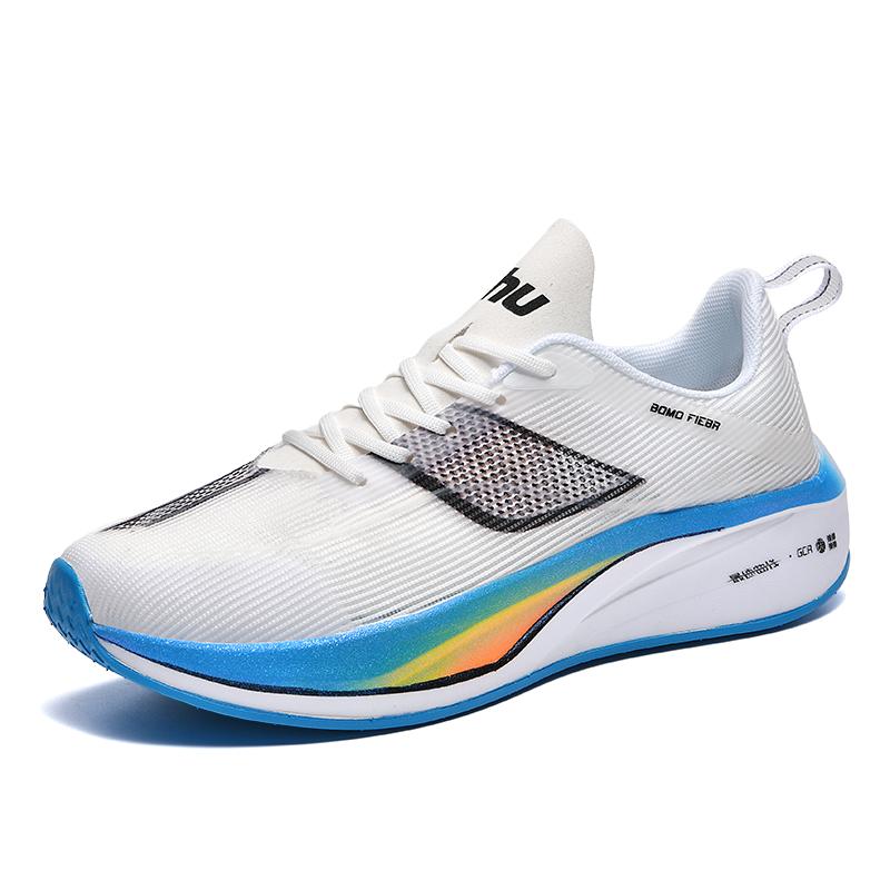 

new lace-up sports shoes for male students casual mesh soft sole lightweight breathable shock absorbing running shoes 44